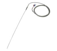 FTARP08 K J T Type 2m Metal Screening Cable 300mm Thermocouple Temperature Sensor 1Pcs (K 1.5mm diameter)