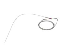 FTARP08 K J T type 2m metal screening cable flexible probe sheathed thermocouple temperature sensor diameter 1.5mm(K 1.5x400mm probe)
