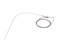 FTARP08 K J T Type 2m Metal Screening Cable Thermocouple Temperature Sensor Diameter 1.5mm 1Pcs(T 1x100mm probe)
