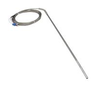 FTARP08 PT100 Type 3.0m Metal Braided Cable 300mm RTD Temperature Sensor 1Pcs(B 5mm diameter)