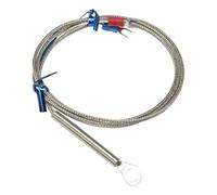 FTARR01 K E J Type 1m Metal Screening Cable Diameter Hole Ring Head Thermocouple 1Pcs(K 8mm hole)
