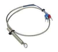 FTARR01 PT100 Type 0.5m Metal Screening Cable Ring Head RTD Temperature Sensor 1Pcs (6mm hole)