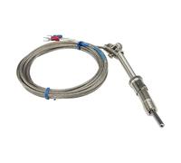 FTARS01 K E J Type 3.0m Metal Braided Cable M12 Pressure Spring 32mm Length Thermocouple 1Pcs(E M12x1.5)