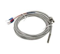 FTARS02 PT100 Type 12mm Hole Diameter Adjustable 3.0m Metal Screening Cable RTD Temperature Sensor 1Pcs