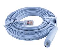 FTDI USB C Type C to RJ45 RS232 Console Router Serial Cable for Cisco/Huawei Router to Laptop (12ft)