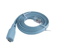FTDI USB C Type C to RJ45 RS232 Console Router Serial Cable for Cisco/Huawei Router to Laptop (6ft)