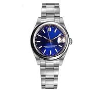FTEOXLC 36mm Stainless Steel Automatic Mechanical Men Watches Date Display, Glidelock Clasp, Men's Dress Watch