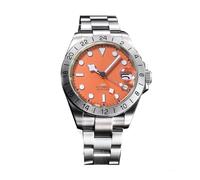 FTEOXLC 39MM NH34 Automatic Mechanical GMT Men Watches 316L Stainless Steel 20MM Bracelet 100-meter Waterproof Sports Watch, V 4