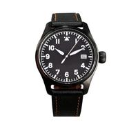 FTEOXLC 39mm NH35 Automatic Mechanical Black Pilot Men Watches Stainless Steel Blue Green Black dial Sports Waterproof Watch, V 6