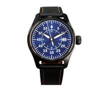 FTEOXLC 39mm NH35 Automatic Mechanical Black Pilot Men Watches Stainless Steel Blue Green Black dial Sports Waterproof Watch, V 2