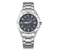 FTEOXLC 39mm Texture Dial Mechanical Men Watch NH34 Automatic Mechanical Bubble Sapphire Glass Brushed Bracelet Watches, V 2, Luxury