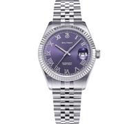 FTEOXLC Baltany 39mm NH35 Automatic Men Watch Roman Numerals Jubilee Steel Bracelet Waterproof Watches, V 3, Luxury