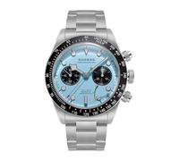 FTEOXLC Sugess Fashion Hand Wind Mechanical Chronograph Men Watch ST1907 Swanneck Pilot Sports Wristwatches, V 4