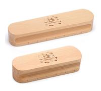 Fteven Tailors Clapper for Quilting, 2Size Wooden Professional Hardwood Clapper Sewing Pressing Tool for Quilting and Ironing, Multipurpose Quilters Pressing Tools for Seam Flattening, Fabric Folds