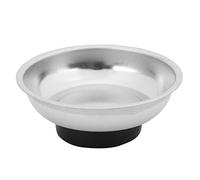FTEYJEUIOTY Circle Stainless Steel Magnetic Parts Bowl Tool Tray Nuts Bolts Screws Part Tray Magnetic Parts Plate Silver 3 inches