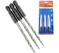 FTG USA 3 Pc #6 (9/64") Replacement Tapered Countersink Drill Bit Set All Same Size Countersink Bit Replacement Only