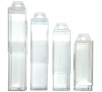 FTG USA 4 Pc Large Size Extendable Storage Container, Plastic Box Case Set