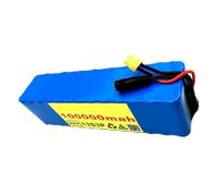 FTGADRYF 48V 100000mAh Built In BMS Rechargeable Waterproof PVC Lithium Battery Pack 13S3P With Charger 54.6V 2A For Electric Bicycle Scooter connector XT60(100Ah T)