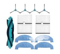 FTGJRJHG Vacuum Main Side Brush Hepa Filter Mop Cloth Parts,Compatible for Proscenic Q8, Q8max, Mova E10, Ultenic D10, Ultenic T10 Lite