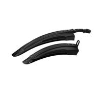 FTGNHF 1 Set Bicycle Mudguard Durable Fender Adjustable Bike Splash Water Dirt Protection Mountain Front Rear Fend fender(1 set black)