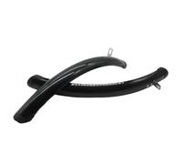 FTGNHF 1 set Silver Bike Front Rear Fenders Retro 700C 23C 25C Mud Guard Wing Road Bicycle Mudguard Fender Parts fender(Black 1 set)