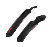 FTGNHF 2Pcs Bicycle Splash Fenders with Reflective Stickers Bike Mudguard Front Rear Mud Guard for 26 27.5 29 Inch fender(Seat Post)