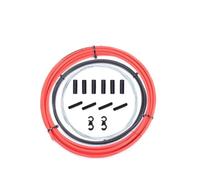 FTGNHF Bicycle Shift Gear Derailleur/Brake kits Wire Tube Line Hose Basic Brake/Shift Cable&Housing Group Sets For MTB Bike Road brake cable(Shift Set Red)