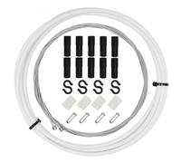 FTGNHF Bicycle Universal 2/2.5 M Brake/Shift Cable Housing Group Sets For MTB Road Shift Gear Derailleur/Brake kits Wire Tube Line Hose brake cable(White Shift Cable)