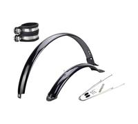 FTGNHF Bike Front Rear Fenders for 26 inch Tires Replacement Bicycle Mudflaps for Riding Biking Mountain Bikes Bicycling Fittings fender(Silver Brace w Clamp)