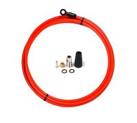 FTGNHF Bike Hydraulic Brake Cable Kit 5mm*2M Bicycle Oil Brakes Tube Hose Accessories brake cable(Red Black)