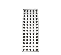 FTGNHF Car Styling Non Slip Foot Rest Plate No Drill Footrest Pedal Cover Fit For Mercedes For Benz B C E S Cls Slk Cla Gla Glk Ml Gl Series pedal