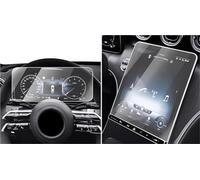 FTJKKVV 2 Pieces Car GPS Navigation Screen Film Instrument Tempered Glass Protective For Benz For C-Class W206 2022 Screen Protector Film