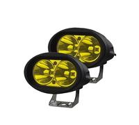 FTJKKVV Car Fog Lights E-bike Fog Light LED Motorcycle Headlight For Rad For Power For Bikes Car Led Work Lamp For Truck Tractor Trailer For SUV For ATV Off Road Flood(Yellow-2pcs)