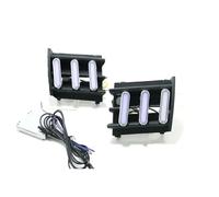 FTJKKVV Car Fog Lights For Skoda For Octavia For A5 2010 2011 2012 2013 LED Daytime Running Light Waterproof 12V Turn Signal Indicator Light Bumper Lamp(White Yellow Blue)