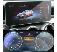 FTJKKVV Car Navigtion Tempered Glass LCD Screen Protective Film Sticker Dashboard Guard For Benz For C-Class W205 2019 2020 Screen Protector Film(Navigation dashboard)