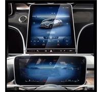 FTJKKVV For Benz For EQE 350 2023 Car GPS And Instrument Panel LCD Screen Tempered Glass Protective Film Anti-scratch Screen Protector Film(GPS and Instrument)