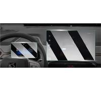 FTJKKVV For JAC E10X 2022 2023 Dashboard Navigation Membrane Car GPS Display Tempered Glass Screen Protective Film Accessories Screen Protector Film(12.8 2 pieces)