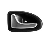 FTJKKVV Inner Door Handle for Clio 2000-2009 2/3-4/5 Doors 1/2 Piece Left Right Silver Matte Car Interior Door Handle Inside Inner Door Knob(Left)