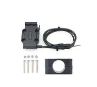 FTJKKVV Navigation Bracket Phone For R1250GS R1300GS F900XR F900R For All Motorcycle Wireless Charging 12mm 16mm 22mm Crossbar Roll Bar Phone Navigation Bracket Base(Black Base 22mm)