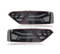 FTJKKVV Tail Light Rear Lights For A5 2008-2016 Car Led Tail Lights Taillights Accessories Modified Rs Styling Rear Brake Turn Signal Light Assembly(Black,2008-2011 Led)