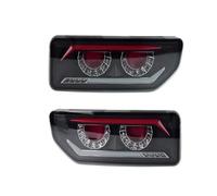 FTJKKVV Tail Light Rear Lights Modification Car LED Tail Light Assembly Rear Brake Turn Signal Lamp For Suzuki For Jimny 2019 2020 2021 2022 2023 2024(A-Black Clear)