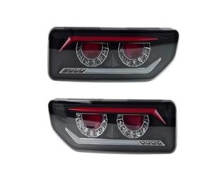FTJKKVV Tail Light Rear Lights Modification Car LED Tail Light Assembly Rear Brake Turn Signal Lamp For Suzuki For Jimny 2019 2020 2021 2022 2023 2024(A-Black Clear)