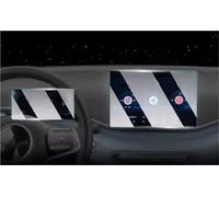 FTJKKVV Tempered Glass Screen Protector For BYD For Seagull 2022 2023 2024 Car Infotainment GPS Navigation Instrument Dashboard Screen Protector Film(GPS and instrument)