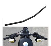 FTKDMT Motorbike 1" 25MM Drag Handlebars Black Drag Straight Bars Fits for Cafe Racer Harley Sportster XL 883 1200 Softail Dyna Honda Kawasaki Suzuki Yamaha Bobber Chopper