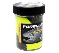 FTM Trout Dough Floating 50 g - Trout Dough, Colour/Aroma: Black/Sun Yellow - Garlic