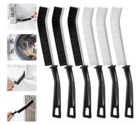 FTONOM5 Crevice Cleaning Brush UK 6Pcs 2024 Upgraded Magic Bathroom Tile Groove Gap Cleaning Brushes Multifunctional Hard Bristle Long Thin Slim Small Detail Grout Cleaning Brush Tool for Home Kitchen