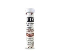 FTP Electrolyte Tablets, Cherry Flavour, Effervescent, 20 Servings, 300mg Sodium, 80g