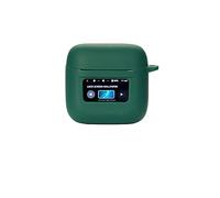 FTRONGRT Bluetooth Earphone Case Cover for JBL Tour Pro 2, Shockproof Silicone Bluetooth Earphone Case Compatible JBL Tour Pro 2 Bluetooth Earphone.Dark Green