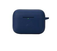 FTRONGRT Bluetooth Earphone Case Cover for Marshall Motif II ANC, Shockproof Silicone Bluetooth Earphone Case Compatible Marshall Motif II ANC Bluetooth Earphone.Navy Blue
