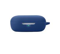 FTRONGRT Bluetooth Earphone Case Cover for Motorola Moto Buds Plus, Shockproof Silicone Bluetooth Earphone Case Compatible Motorola Moto Buds Plus Bluetooth Earphone.Navy Blue